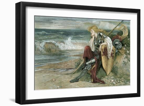 Britomart, 1900 (W/C on Paper)-Walter Crane-Framed Giclee Print