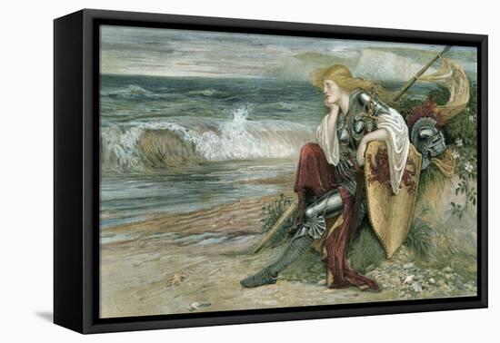 Britomart, 1900 (W/C on Paper)-Walter Crane-Framed Stretched Canvas