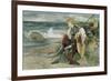 Britomart, 1900 (W/C on Paper)-Walter Crane-Framed Giclee Print