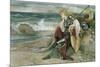 Britomart, 1900 (W/C on Paper)-Walter Crane-Mounted Giclee Print