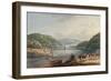 Briton Ferry, River and Church (W/C & Pencil on Paper)-Thomas Hornor-Framed Giclee Print