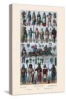 Britons and Gauls-Racinet-Stretched Canvas