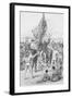 Britons Celebrating in New Guinea-null-Framed Giclee Print