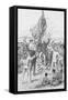 Britons Celebrating in New Guinea-null-Framed Stretched Canvas