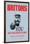 Britons: Join Your Country's Army-Alfred Leete-Framed Art Print