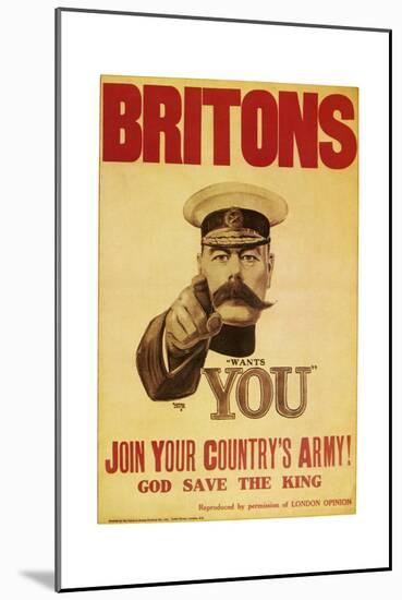Britons Wants You-null-Mounted Giclee Print