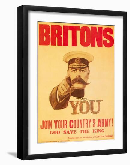 Britons: Your Country Needs You!-The Vintage Collection-Framed Giclee Print