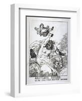 Brittannia Roused or the Coalition Monsters Destroyed, 1784-Thomas Rowlandson-Framed Giclee Print
