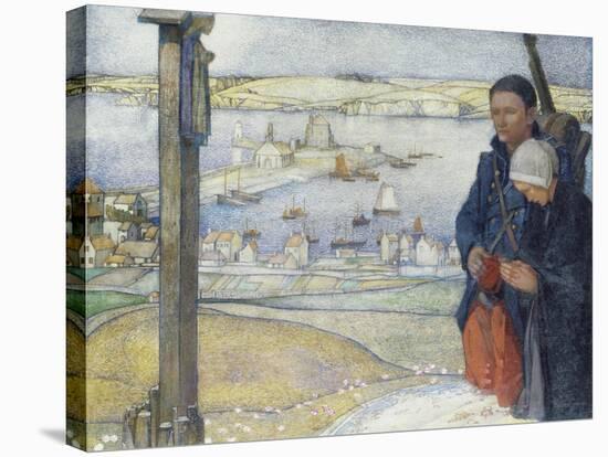 Brittany: 1914-Edward Reginald Frampton-Stretched Canvas
