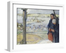 Brittany: 1914-Edward Reginald Frampton-Framed Giclee Print