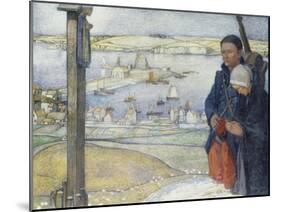 Brittany: 1914-Edward Reginald Frampton-Mounted Giclee Print