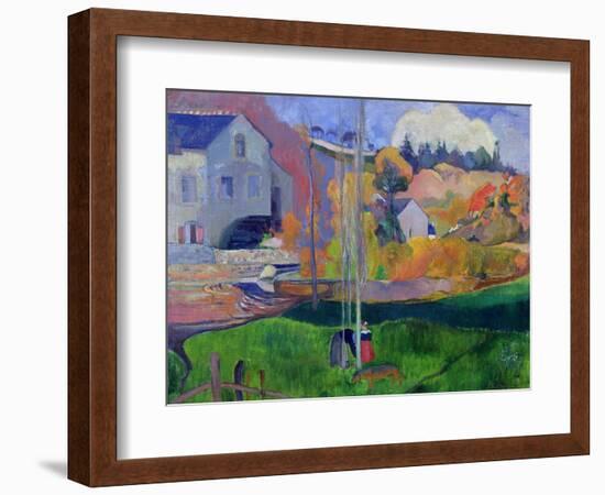 Brittany Landscape: the David Mill, 1894-Paul Gauguin-Framed Giclee Print