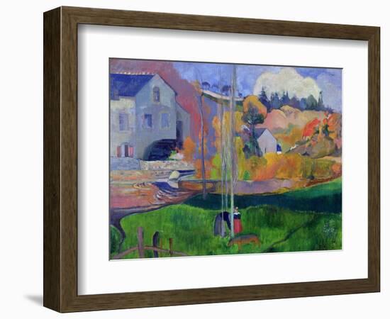 Brittany Landscape: the David Mill, 1894-Paul Gauguin-Framed Premium Giclee Print