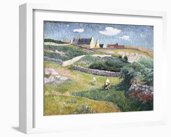 Brittany Landscape-Henry Moret-Framed Giclee Print