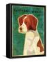 Brittany Spaniel-John W Golden-Framed Stretched Canvas