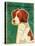 Brittany Spaniel-John W Golden-Stretched Canvas