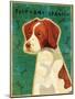 Brittany Spaniel-John W Golden-Mounted Giclee Print