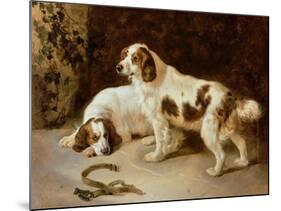 Brittany Spaniels-George Wiliam Horlor-Mounted Giclee Print