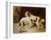 Brittany Spaniels-George Wiliam Horlor-Framed Giclee Print