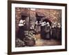 Brittany Veg. Market-Mortimer Menpes-Framed Art Print