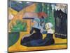 Brittany Women with Umbrellas-Emile Bernard-Mounted Giclee Print