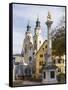 Brixen, View of the Cathedral. Central Europe, South Tyrol, Italy-Martin Zwick-Framed Stretched Canvas