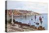 Brixham, from the War Memorial-Alfred Robert Quinton-Stretched Canvas