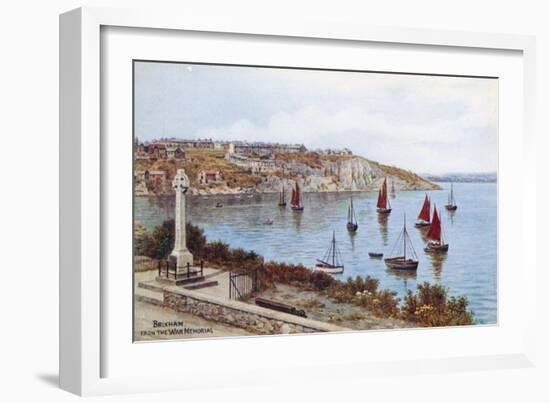 Brixham, from the War Memorial-Alfred Robert Quinton-Framed Giclee Print