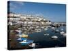 Brixham Harbour, Devon, England, United Kingdom, Europe-Charles Bowman-Stretched Canvas