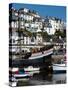 Brixham Harbour, Devon, England, United Kingdom, Europe-Charles Bowman-Stretched Canvas