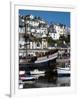 Brixham Harbour, Devon, England, United Kingdom, Europe-Charles Bowman-Framed Photographic Print