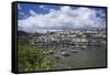 Brixham Harbour, Devon, England, United Kingdom, Europe-Rob Cousins-Framed Stretched Canvas