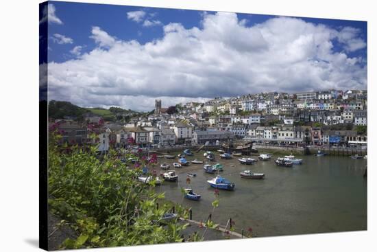 Brixham Harbour, Devon, England, United Kingdom, Europe-Rob Cousins-Stretched Canvas