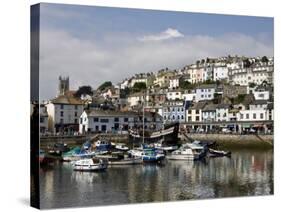 Brixham Harbour, South Devon, England, Uk-Roy Rainford-Stretched Canvas
