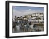 Brixham Harbour, South Devon, England, Uk-Roy Rainford-Framed Photographic Print