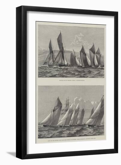 Brixham Regatta-null-Framed Giclee Print