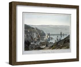 'Brixham, Torbay, Devon', 1825-William Daniell-Framed Giclee Print