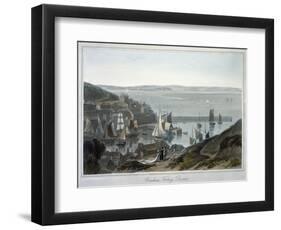 'Brixham, Torbay, Devon', 1825-William Daniell-Framed Giclee Print