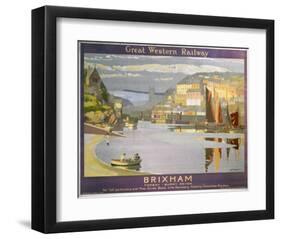 Brixham-null-Framed Art Print