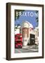 Brixton - Dave Thompson Contemporary Travel Print-Dave Thompson-Framed Giclee Print