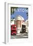 Brixton - Dave Thompson Contemporary Travel Print-Dave Thompson-Framed Giclee Print