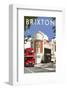 Brixton - Dave Thompson Contemporary Travel Print-Dave Thompson-Framed Giclee Print