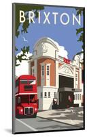 Brixton - Dave Thompson Contemporary Travel Print-Dave Thompson-Mounted Giclee Print