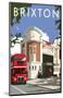 Brixton - Dave Thompson Contemporary Travel Print-Dave Thompson-Mounted Giclee Print