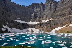 Hidden Lake Trail, Glacier National Park, Montana, Usa-brizardh-Framed Stretched Canvas