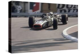 Brm of Dickie Attwood Entering a Corner, Monaco Grand Prix, 1968-null-Stretched Canvas