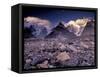 Broad and Gasherbrun Peaks, Karakoram Range, Pakistan-Art Wolfe-Framed Stretched Canvas