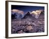 Broad and Gasherbrun Peaks, Karakoram Range, Pakistan-Art Wolfe-Framed Photographic Print