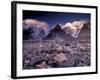 Broad and Gasherbrun Peaks, Karakoram Range, Pakistan-Art Wolfe-Framed Photographic Print