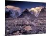 Broad and Gasherbrun Peaks, Karakoram Range, Pakistan-Art Wolfe-Mounted Photographic Print